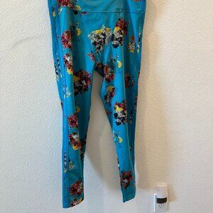 IvyPark Teal Blue Coral Reef Womens Yoga Pants